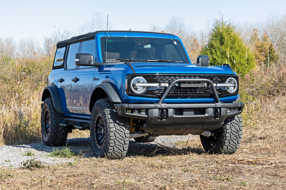 Safari Bar | 12" LED Light Bar | Black | DRL | Single Row | OE Modular Steel | Ford Bronco (21-24)