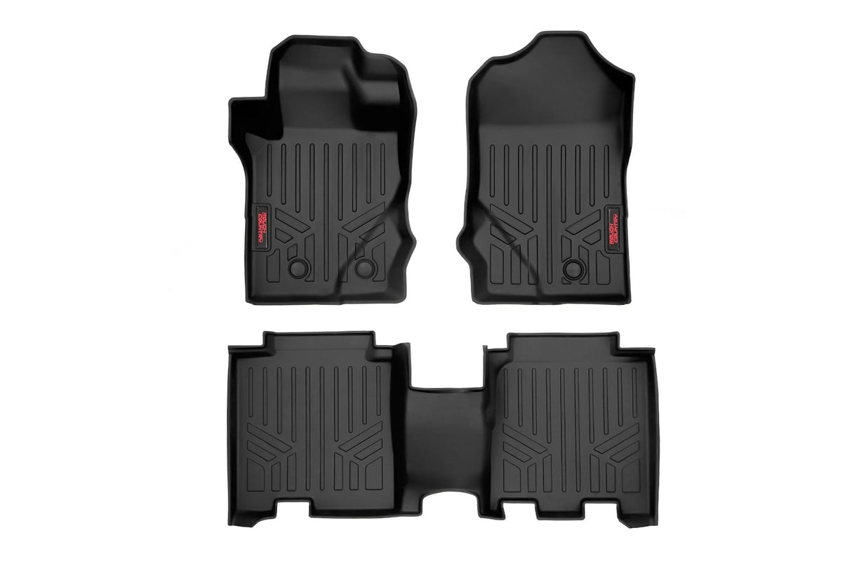 Rough Country Floor Mats Front & Rear Ford Bronco 4WD 2021-2026 M-51602