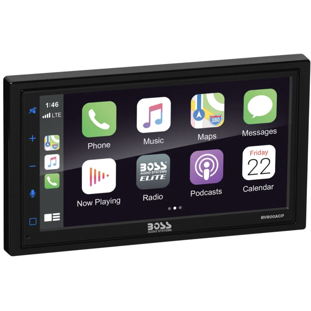 Boss Elite BV850ACP 6.75" Multimedia Receiver with Bluetooth Apple Carplay/Android Auto Boss Elite