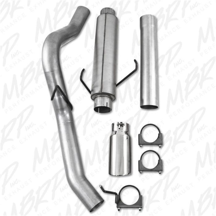 MBRP 2004.5-2007 Dodge 2500/3500 Cummins 600/610 Cat Back simple face