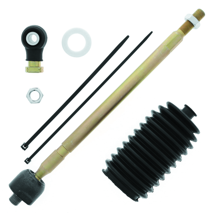 Kit d'assemblage de biellette de direction pour crémaillère de direction QuadBoss 10-14 Polaris Ranger 400 4x4 - Intérieur et extérieur gauche