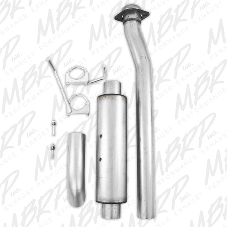 Échappement en aluminium à simple tour de 3,5 pouces avec Cat Back pour Ford F-150 SVT Raptor 6,2 L EC-SB/CC-SB MBRP 11-12