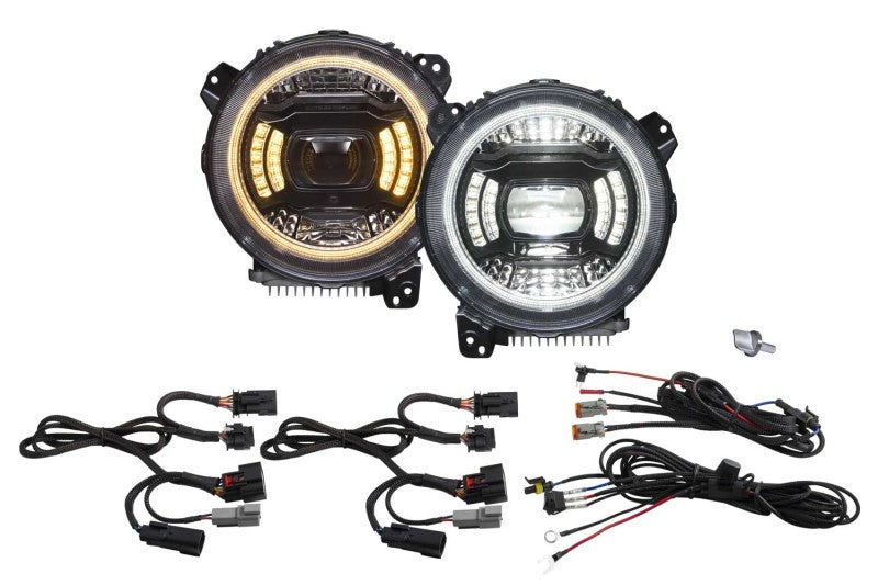 Phares à LED Diode Dynamics 18-23 Jeep JL Wrangler Elite Max