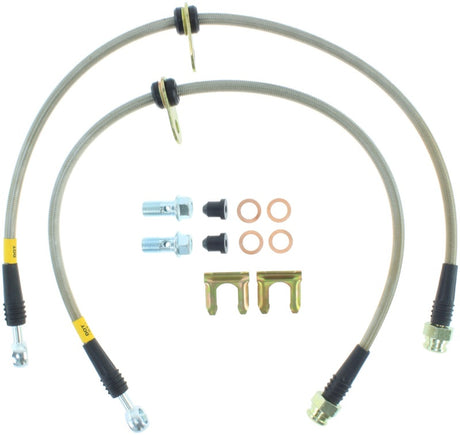 Conduites de frein avant en acier inoxydable StopTech 08-09 WRX et STi