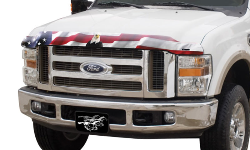 Protecteur de capot Premium Vigilante pour Ford Excursion Stampede 2000-2005 - Drapeau