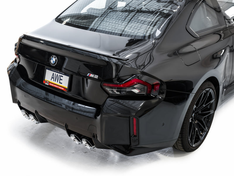 Échappement AWE Tuning 23-24 BMW G87 M2 SwitchPath Edition - Embouts chromés argentés