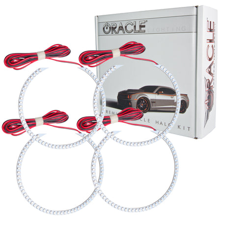Kit de halo double LED Oracle Chevrolet Camaro Non-RS 14-15 de style rond - Rouge VOIR LA GARANTIE