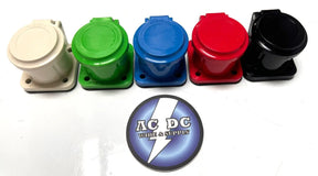 HUBBELL SERIES 16 CAMLOCK SET PANEL STR RECEPT NON-MET COVERS 120/208 COLORS Hubbell