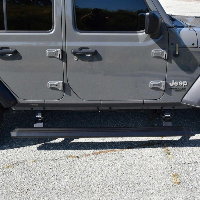 Marchepieds Westin 18-24 Jeep Wrangler JL Unlimited 4 portes Pro-e - Tex. Blk