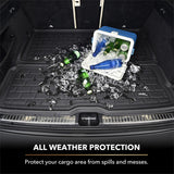 3D MAXpider 07-12 Hyundai Veracruz Kagu Black Cargo Liner