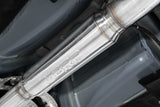 Échappement de course à double embout en fibre de carbone pour Subaru WRX 2022+ avec Cat-Back de 3 pouces et double embout arrière divisé