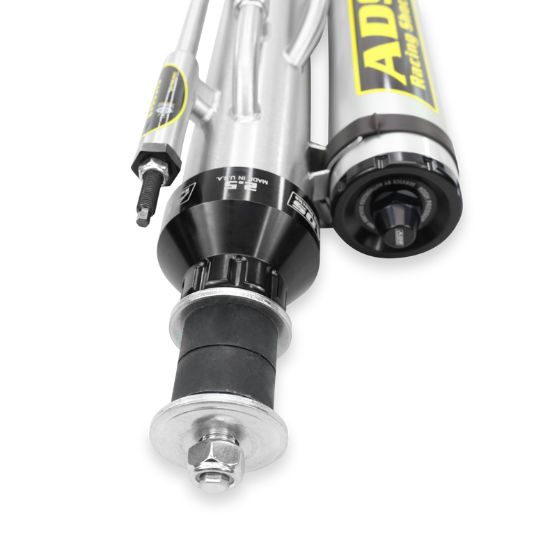 2005-2023 Toyota Tacoma 4WD - Rear 3-Tube Bypass Reservoir Race Shocks, 10", for aftermarket leaf springs