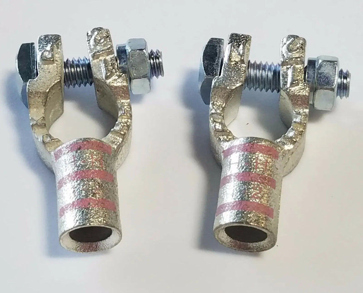 Battery Cable Ends Copper Top Post Terminal Connectors 4 GAUGE THUR 4/0 W/ BOOTS ACDC