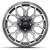 GTW Bravo 15X7 | -25 Offset Wheels with 23x10-R15 / 4-Ply Nomad Tires