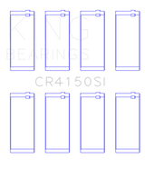 King Engine Bearings Ford ZETec 1.6/1.8/2.0 (Size +0.50mm) Connecting Rod Bearing Set