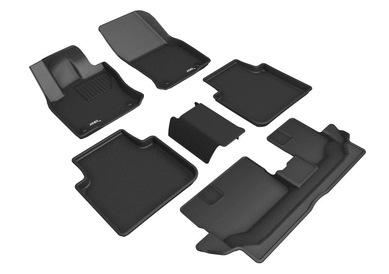 3D Maxpider 18-24 Volkswagen Tiguan 7 places Kagu Noir R1 R2 R3