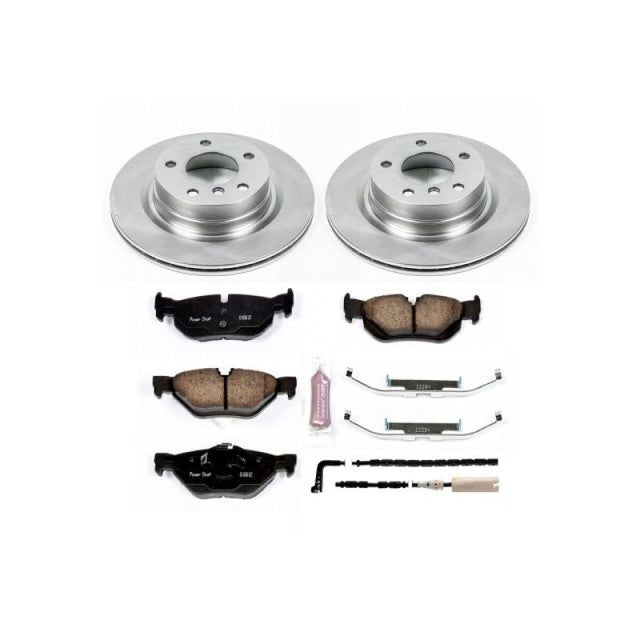 Power Stop 2011 GMC Sierra 3500 HD Front Z17 Coated Brake Kit PowerStop