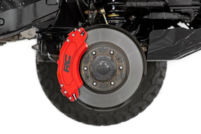 Rough Country Rear Brake Caliper Covers Red for Ram 1500 2019-2026
