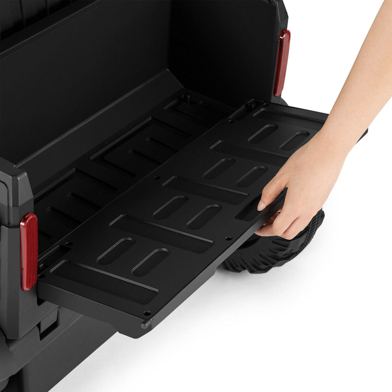 Camo Pink Ride-On Tractor with Trailer, Dump Bed, RC Control, and Bluetooth - 3 Speed Options