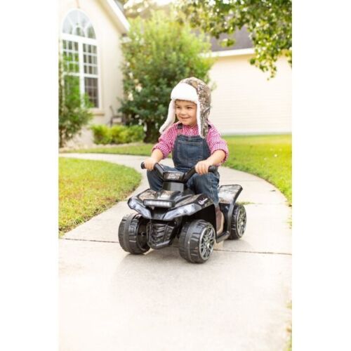 Camouflage 6V Ride-On Four Wheeler for Toddlers Ages 1.5-3 Years