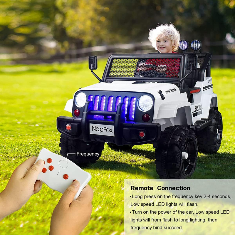 Camouflage Remote Control Ride-On Car with Spring Suspension for Kids
