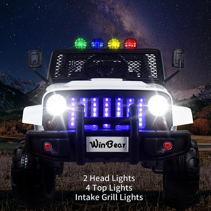 Camouflage Remote Control Ride-On Car with Spring Suspension for Kids