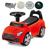 Carrito de Empuje para Niños con Bocina y Almacenamiento Musical