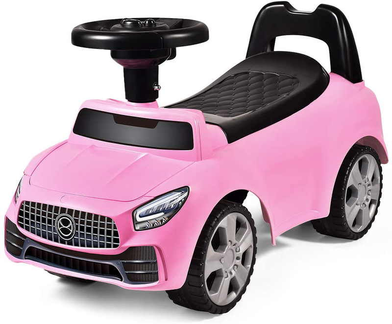 Carrito de Empuje para Niños con Bocina y Almacenamiento Musical