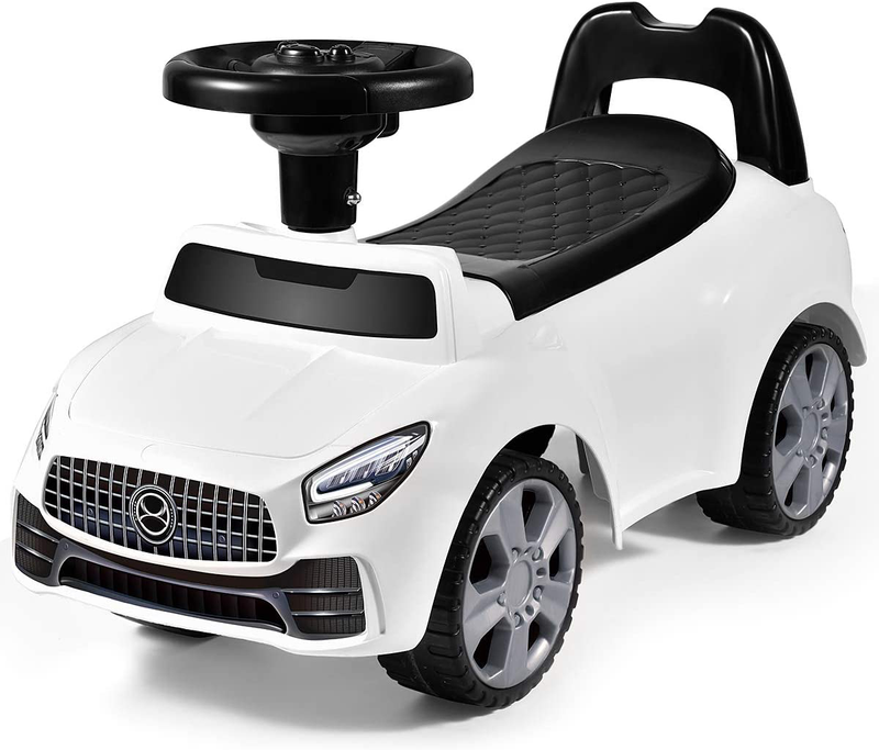 Carrito de Empuje para Niños con Bocina y Almacenamiento Musical