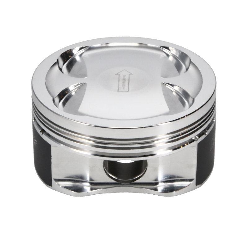 Jeu de pistons plats Manley 04+ Subaru WRX STi (EJ257) à course standard de 99,5 mm, alésage standard de 9,8:1 avec segments