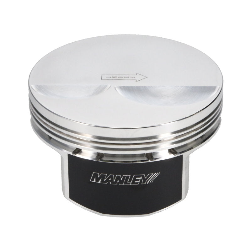 Ensemble de pistons plats Manley Small Block Chevrolet série LS - 4 cc