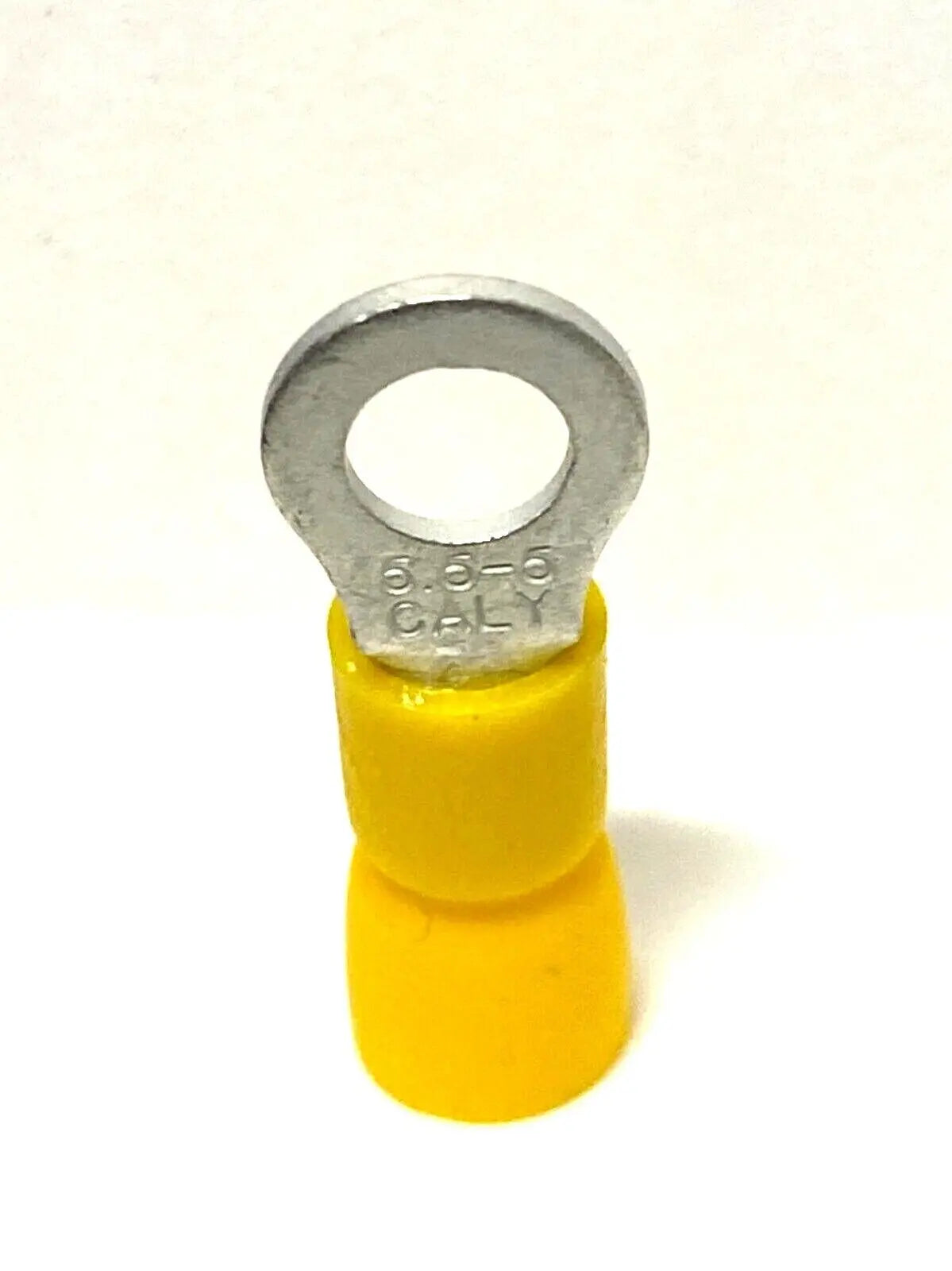 12-10 VINYL RING TERMINAL ELECTRICAL CONNECTOR YELLOW YOU CHOOSE SIZE ACDCWIREANDSUPPLY