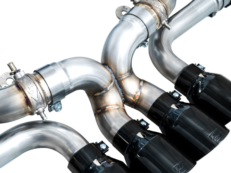 Échappement Cat-Back SwitchPath AWE 2023 C8 Corvette Z06 - Embouts noirs diamantés