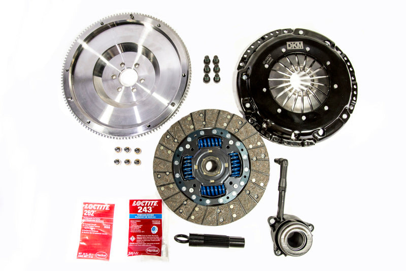 Kit d'embrayage organique MB à ressort DKM Clutch VW GLI 1.8T 6 vitesses avec volant moteur en acier (couple de 440 pi/lb)