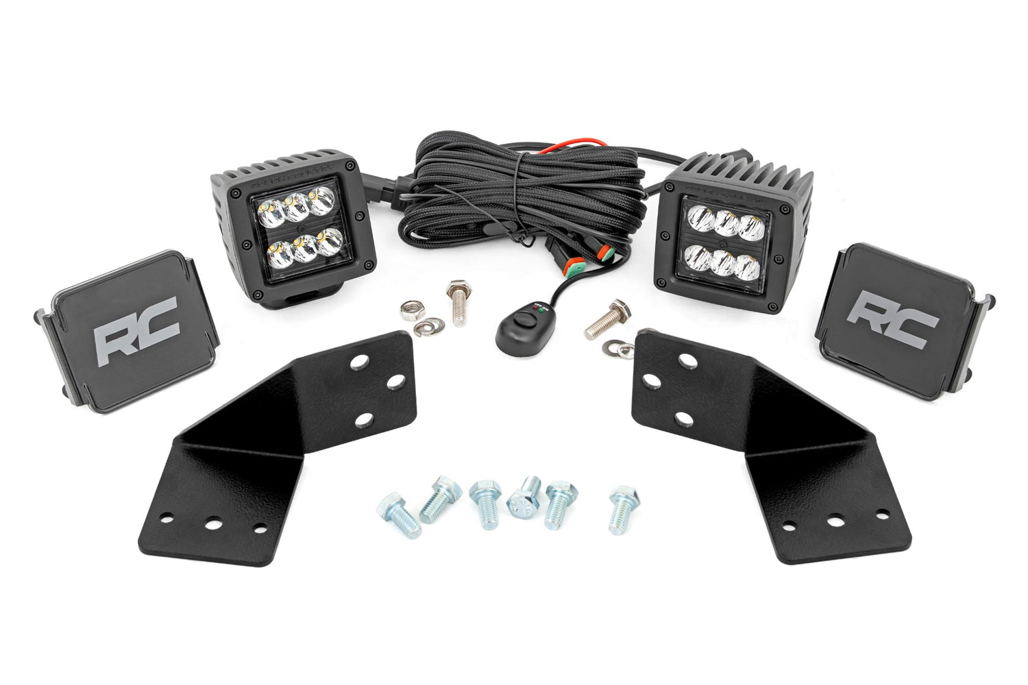 Rough Country Rear-Facing LED Cube Light Kit for CFMOTO UFORCE 1000