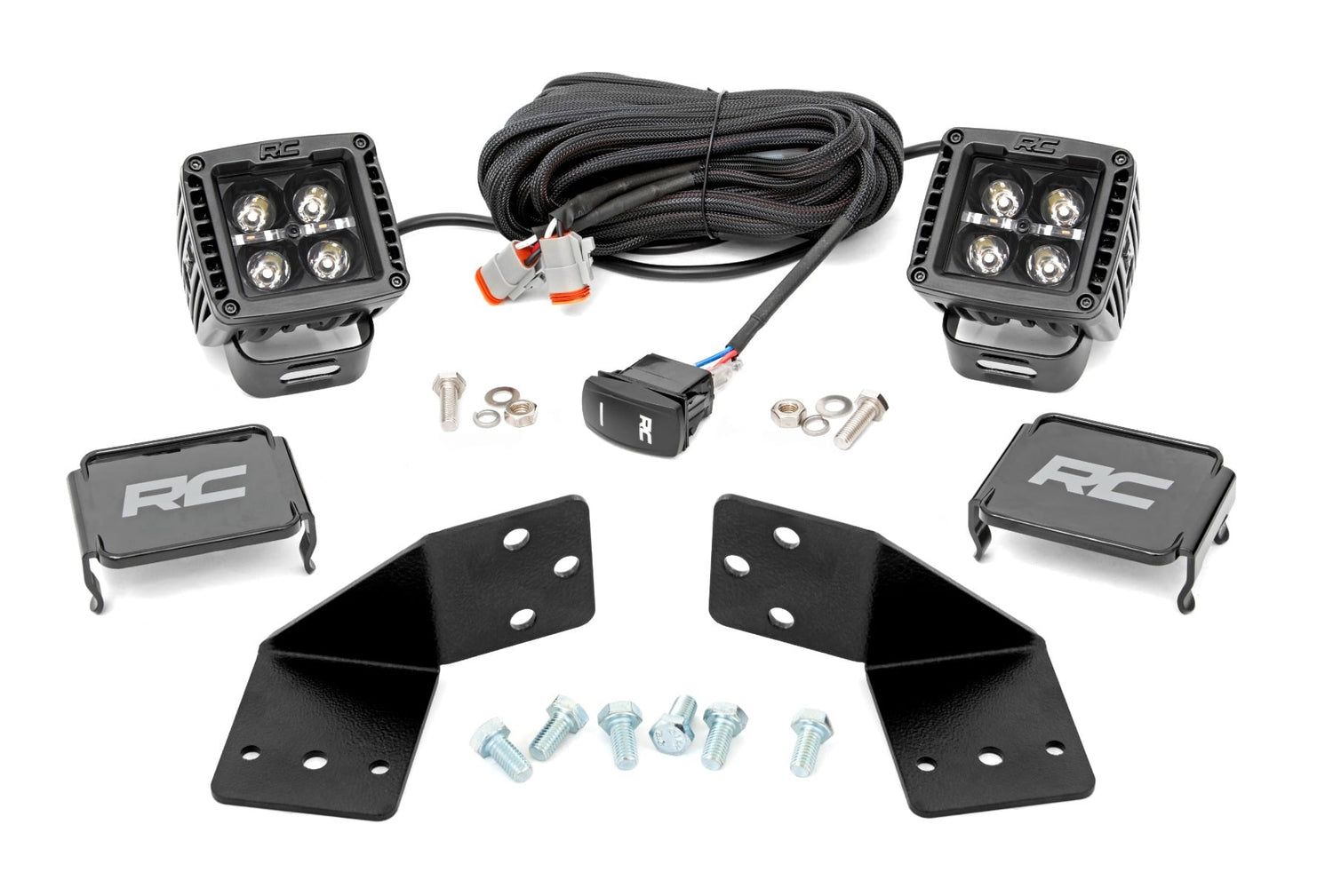 Rough Country Rear-Facing LED Cube Light Kit for CFMOTO UFORCE 1000