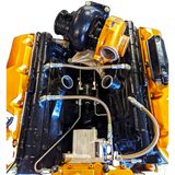 CNC Fabrication 4-Line Feed Valley Mount Fuel Line Kit - 7.3 Powerstroke (1994.5-1998.5)