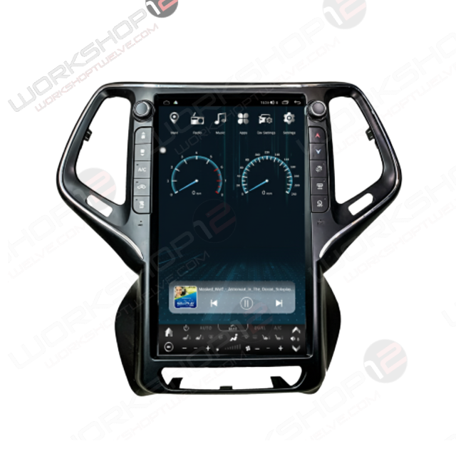 Jeep Cherokee 2014-2020 Workshop 12 Tesla-Style Screen Workshop 12