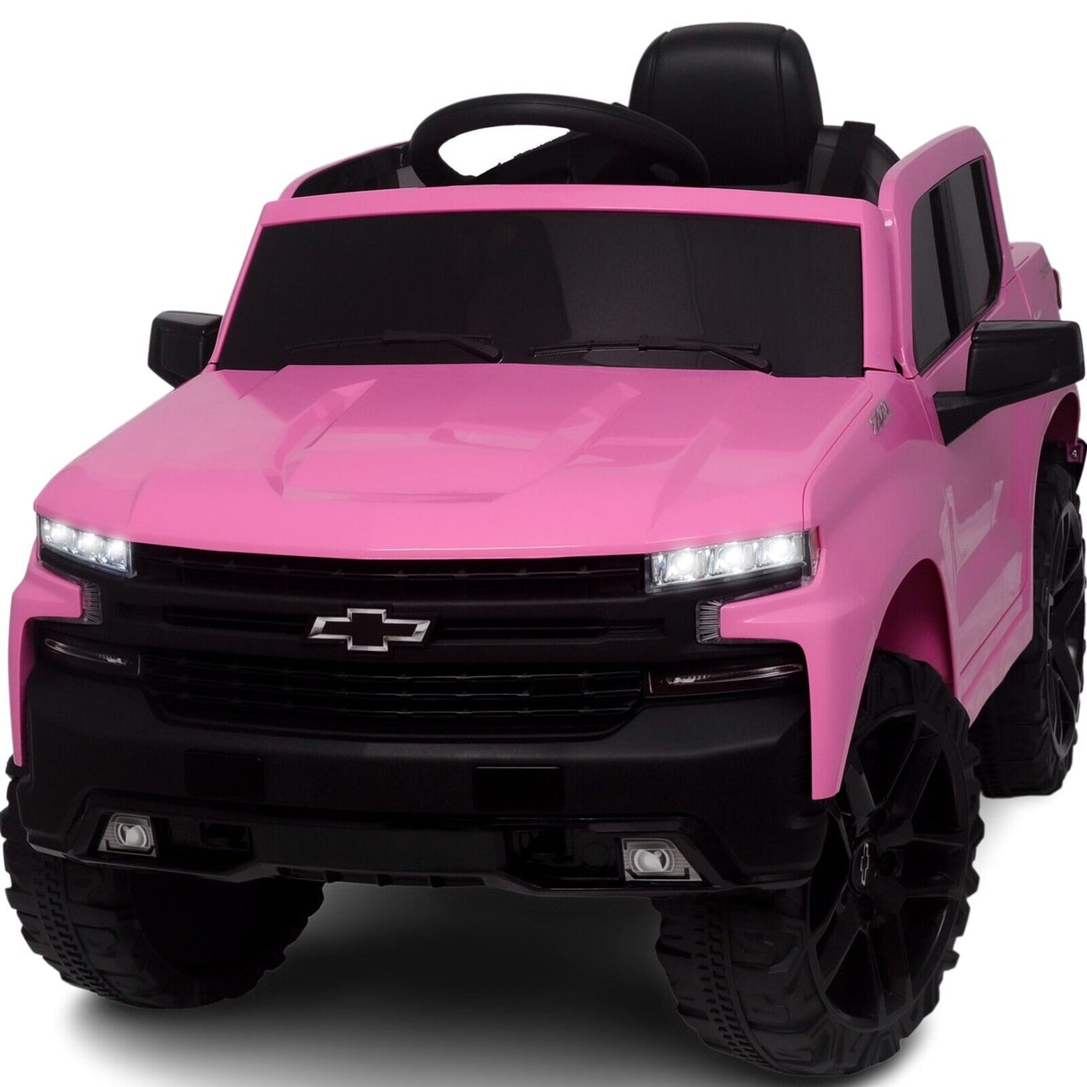 Chevrolet 12V R/C Truck with Suspension Wheels - Available in Multiple Colors