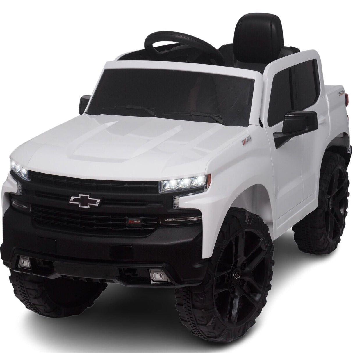 Chevrolet 12V R/C Truck with Suspension Wheels - Available in Multiple Colors
