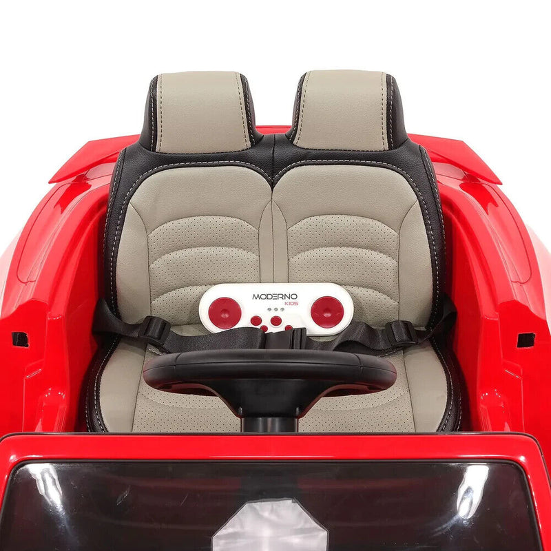 Chevrolet Camaro SS 12V Ride-On Car for Girls with Rubber Tires, Doors, and 3 Speeds - Red