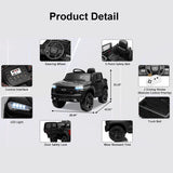 Chevrolet Silverado 12V Kids Electric Ride On Car with Remote Control