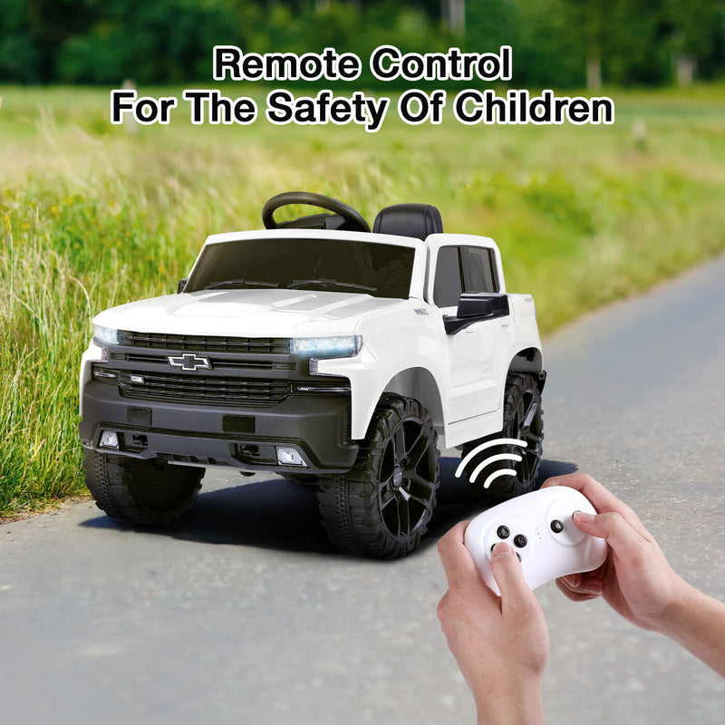 Chevrolet Silverado 12V Kids Electric Ride On Car with Remote Control