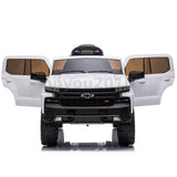 Chevrolet Silverado 12V Kids Ride-On Car with Music, LED Lights, and Remote Control