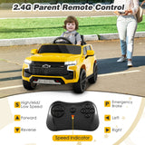 Chevrolet Tahoe 12V Electric Ride-On Truck for Kids with Remote Control, Lights, and Music