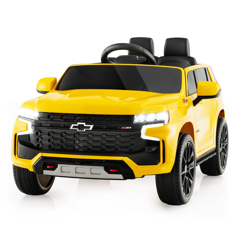 Chevrolet Tahoe 12V Electric Ride-On Truck for Kids with Remote Control, Lights, and Music