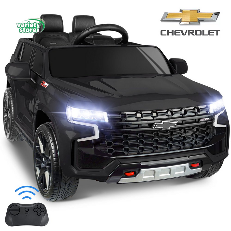 Chevrolet Tahoe 12V Ride on Car for Kids with Remote Control - 4-in-1 Versatile Toy
