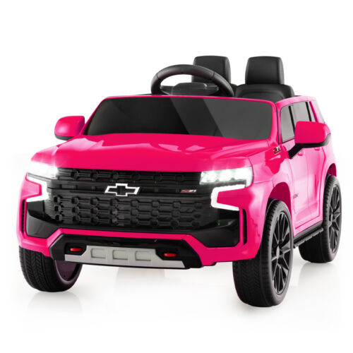 Chevrolet Tahoe Electric Ride-On SUV for Kids with Remote Control, Music, and Lights - 12V