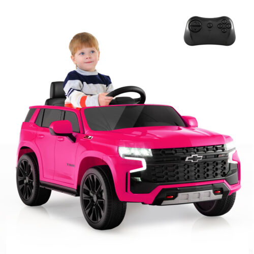 Chevrolet Tahoe Electric Ride-On Truck for Kids with Remote Control, Lights, and Music - 12V
