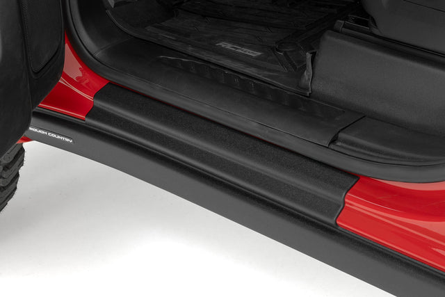 Rough Country Trail Cladding Rocker Sill Plates Chevy Silverado 1500